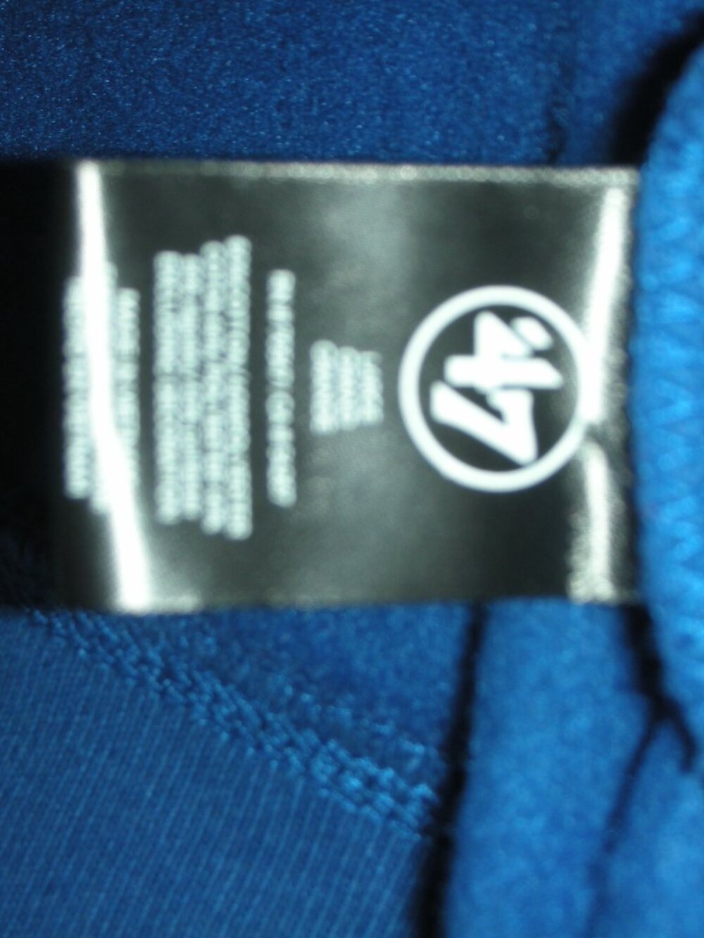'47 Buffalo Bills Hoodie NWT Large NFL Football Blue Pullover Sweatshirt Fan - Picture 8 of 9